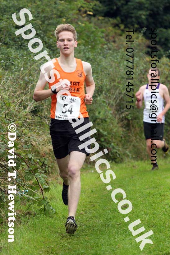 Senior Mens relay, 2021 Farringdon Open Cross Country, Sunderland . Photo: David T. Hewitson/Sports for All Pics